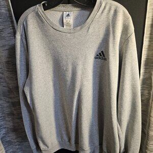 Adidas Essentials Crew Neck Fleece Sweatshirt Men's L